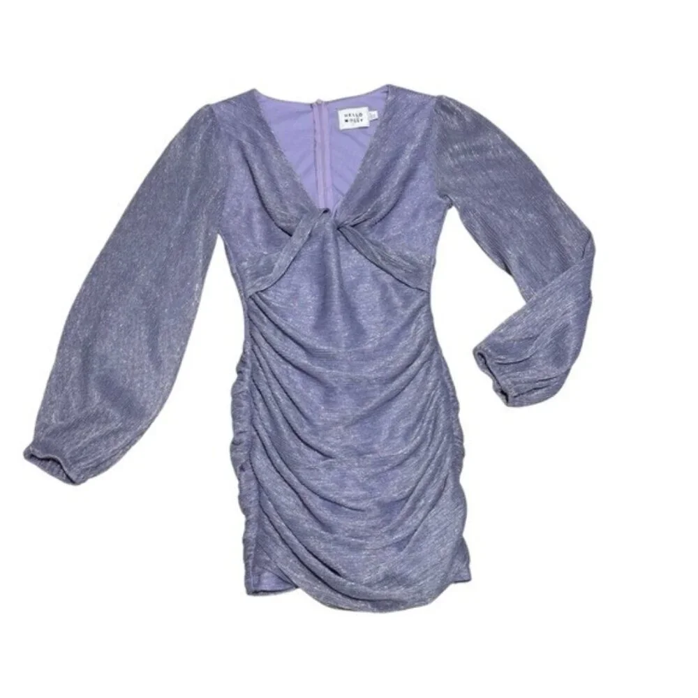 Hello Molly Magical Spell Mini Dress Lilac Size 4‎ | Ruffle Party Cocktail Dress